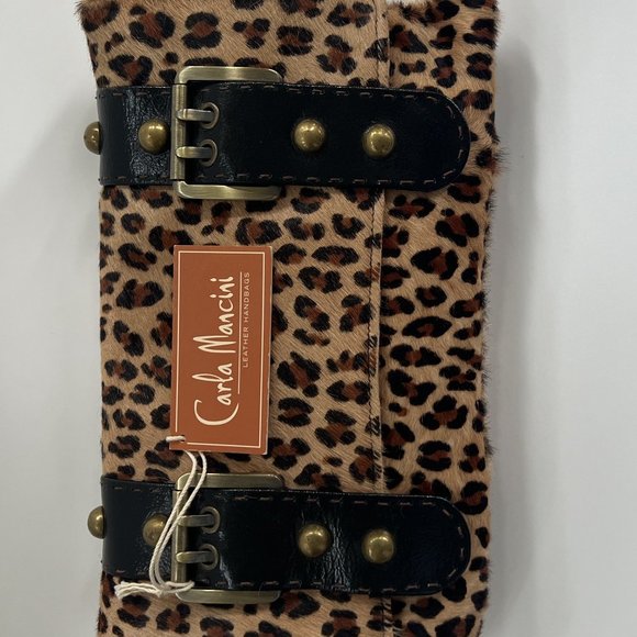 Carla Mancini Leopard Print clutch - Picture 3 of 5